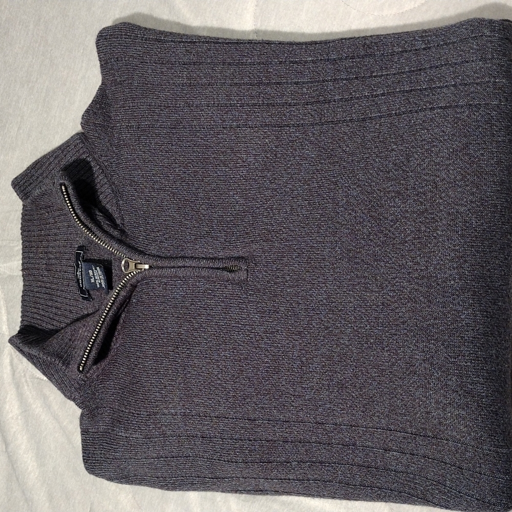 𝅺DOCKERS XL MENS 100% ACRYLIC GRAY SWEATER NWOT NEVER WORN!